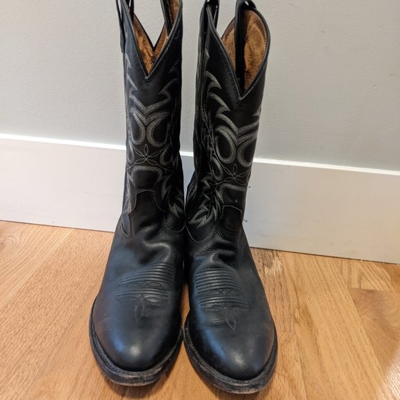 Men's Tony Lama Segar black boot #7900 - Picture 4 of 11